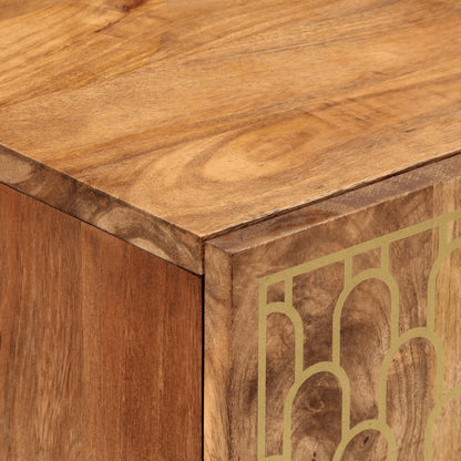 2-tlg. Badmöbel-Set Massivholz Mango