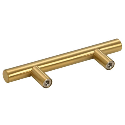 Möbelgriffe 10 Stk. Golden 64 mm Edelstahl