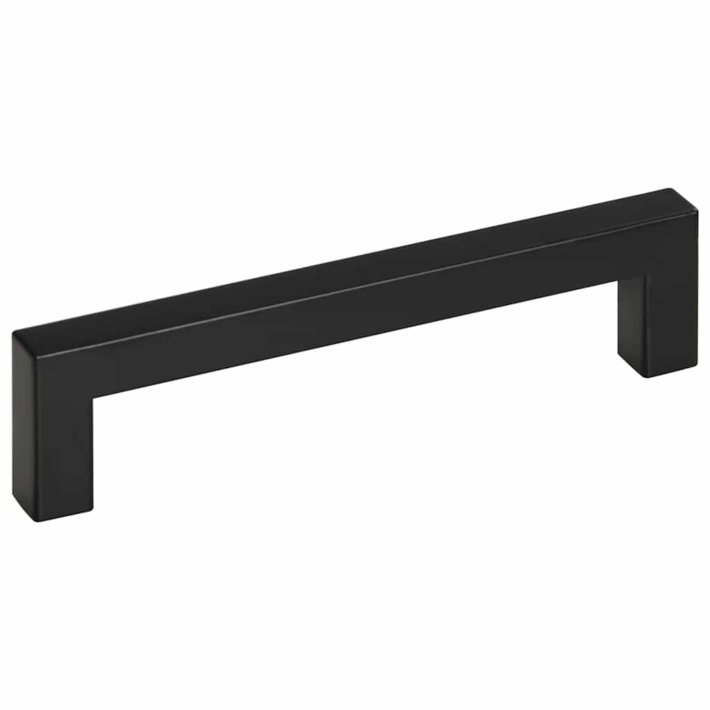 Möbelgriffe 10 Stk. Schwarz 128 mm Edelstahl