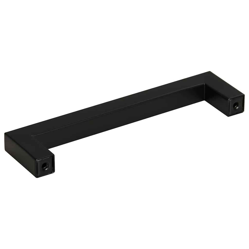 Möbelgriffe 10 Stk. Schwarz 128 mm Edelstahl