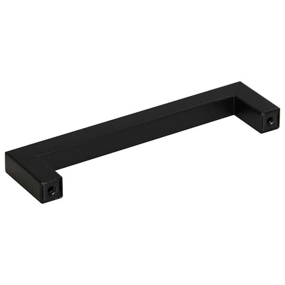 Möbelgriffe 10 Stk. Schwarz 128 mm Edelstahl