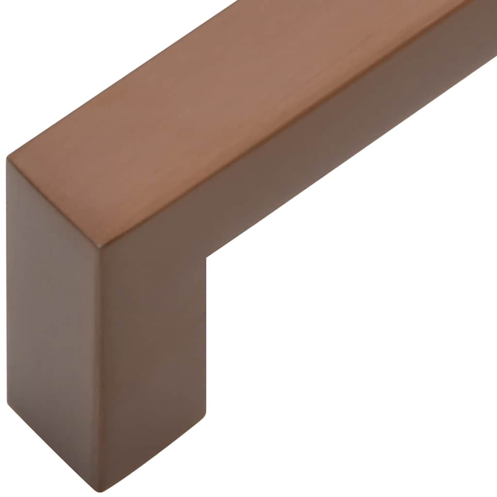 Möbelgriffe 10 Stk. Bronzen 96 mm Edelstahl