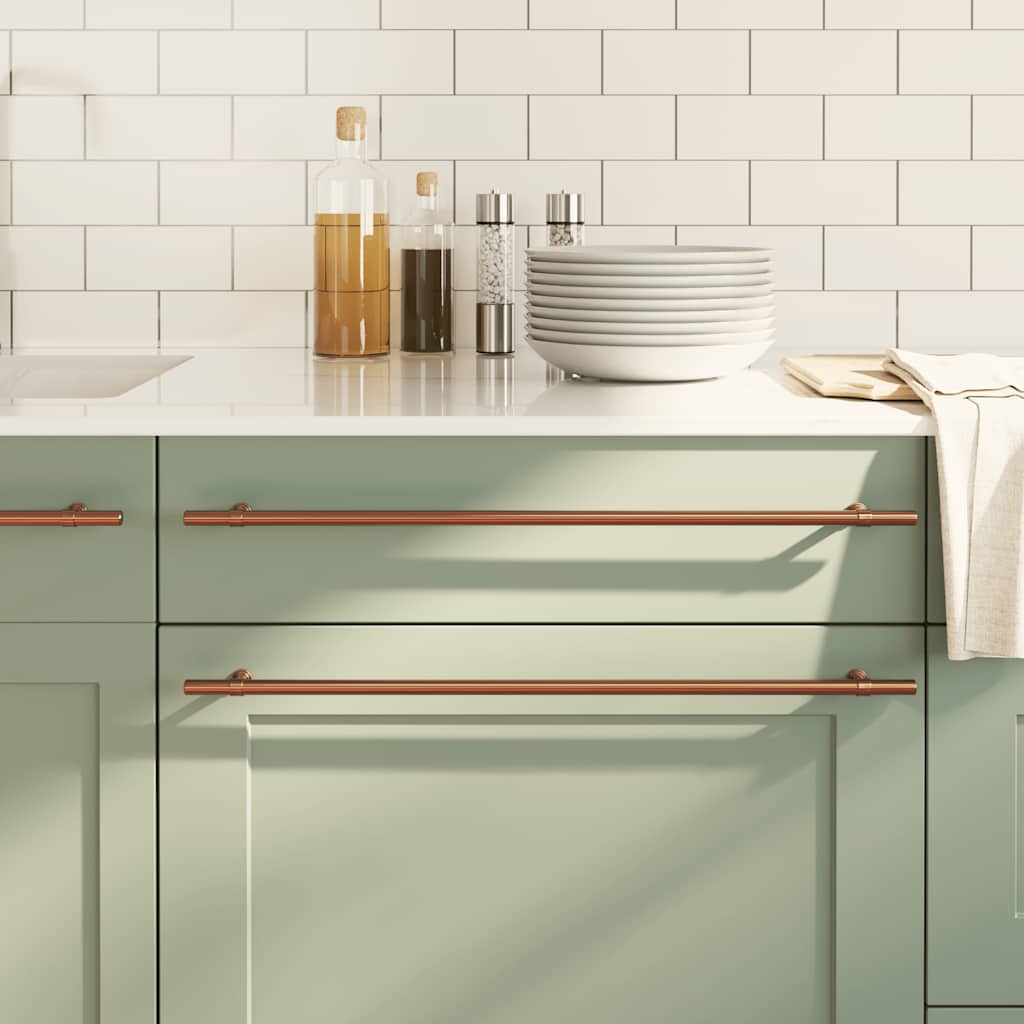 Möbelgriffe 5 Stk. Bronzen 480 mm Edelstahl