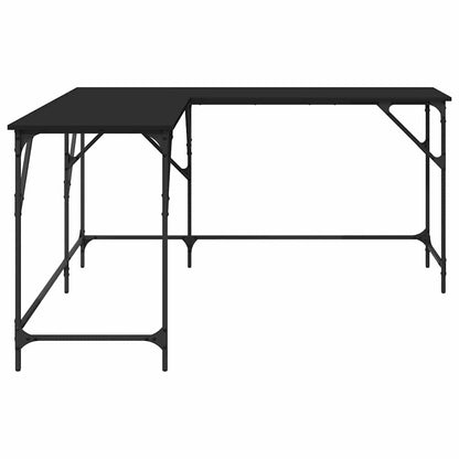 Schreibtisch Schwarz 149x149x75 cm Holzwerkstoff