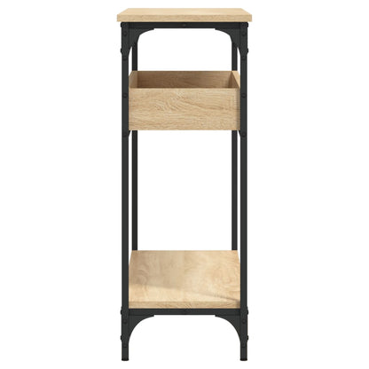 Konsolentisch mit Ablage Sonoma-Eiche 100 x 29 x 75 cm Holzwerkstoff