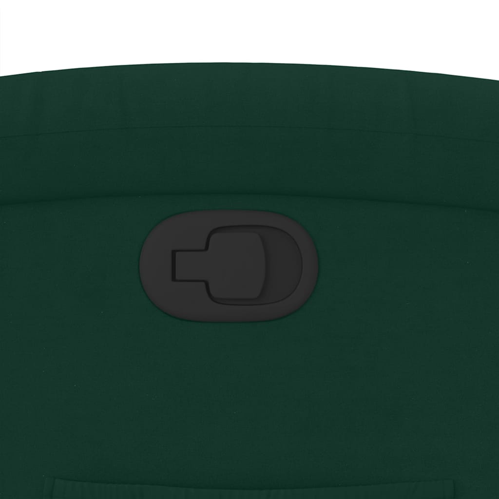 Relaxsessel Dunkelgrün Samt