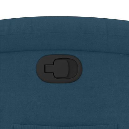 Relaxsessel Blau Samt