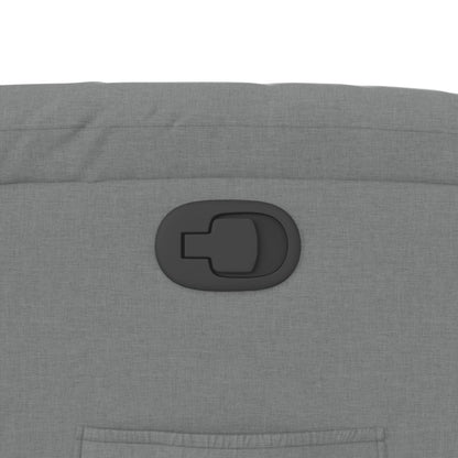 Relaxsessel Hellgrau Stoff