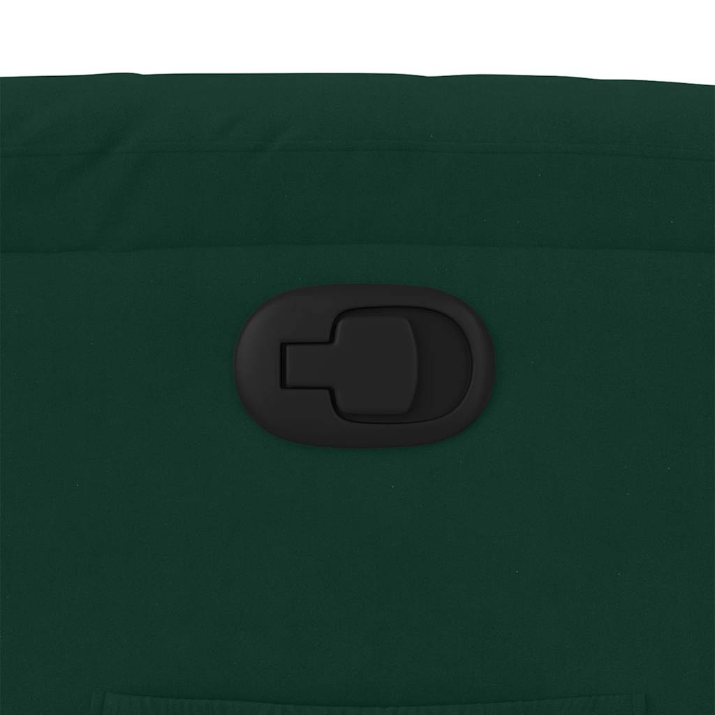 Relaxsessel Dunkelgrün Samt