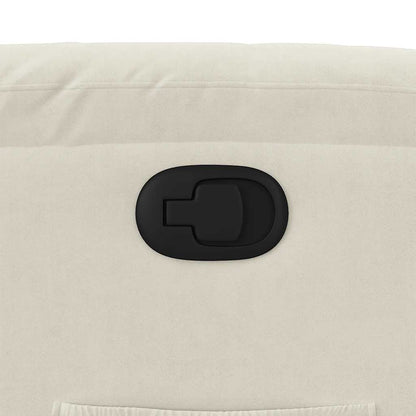 Relaxsessel Creme Samt