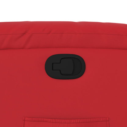 Relaxsessel Rot Kunstleder