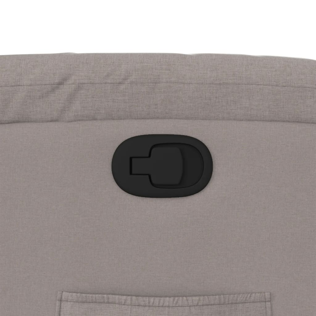 Relaxsessel Taupe Stoff