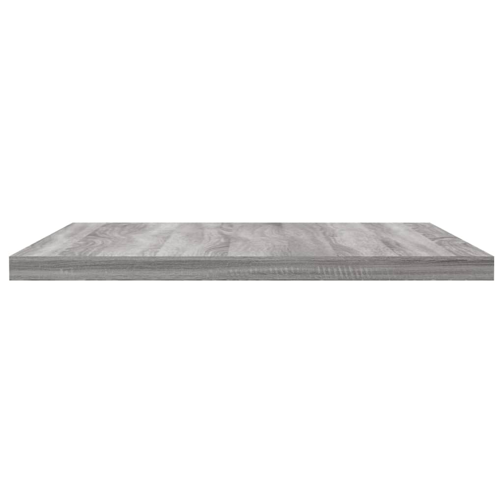 Wandregale 4 Stk. Grau Sonoma 40x30x1,5 cm Holzwerkstoff