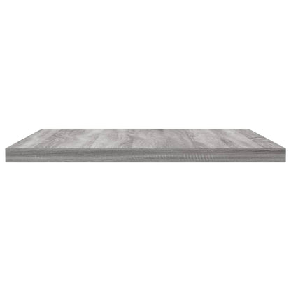 Wandregale 4 Stk. Grau Sonoma 40x30x1,5 cm Holzwerkstoff