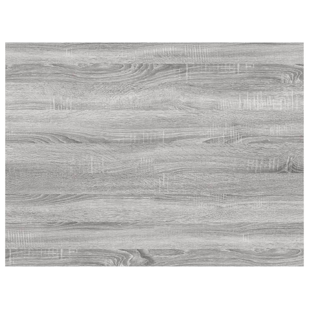 Wandregale 4 Stk. Grau Sonoma 40x30x1,5 cm Holzwerkstoff