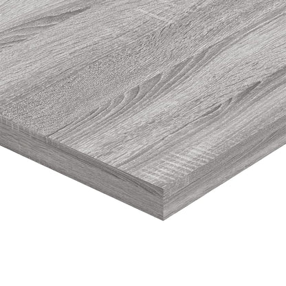 Wandregale 4 Stk. Grau Sonoma 40x30x1,5 cm Holzwerkstoff