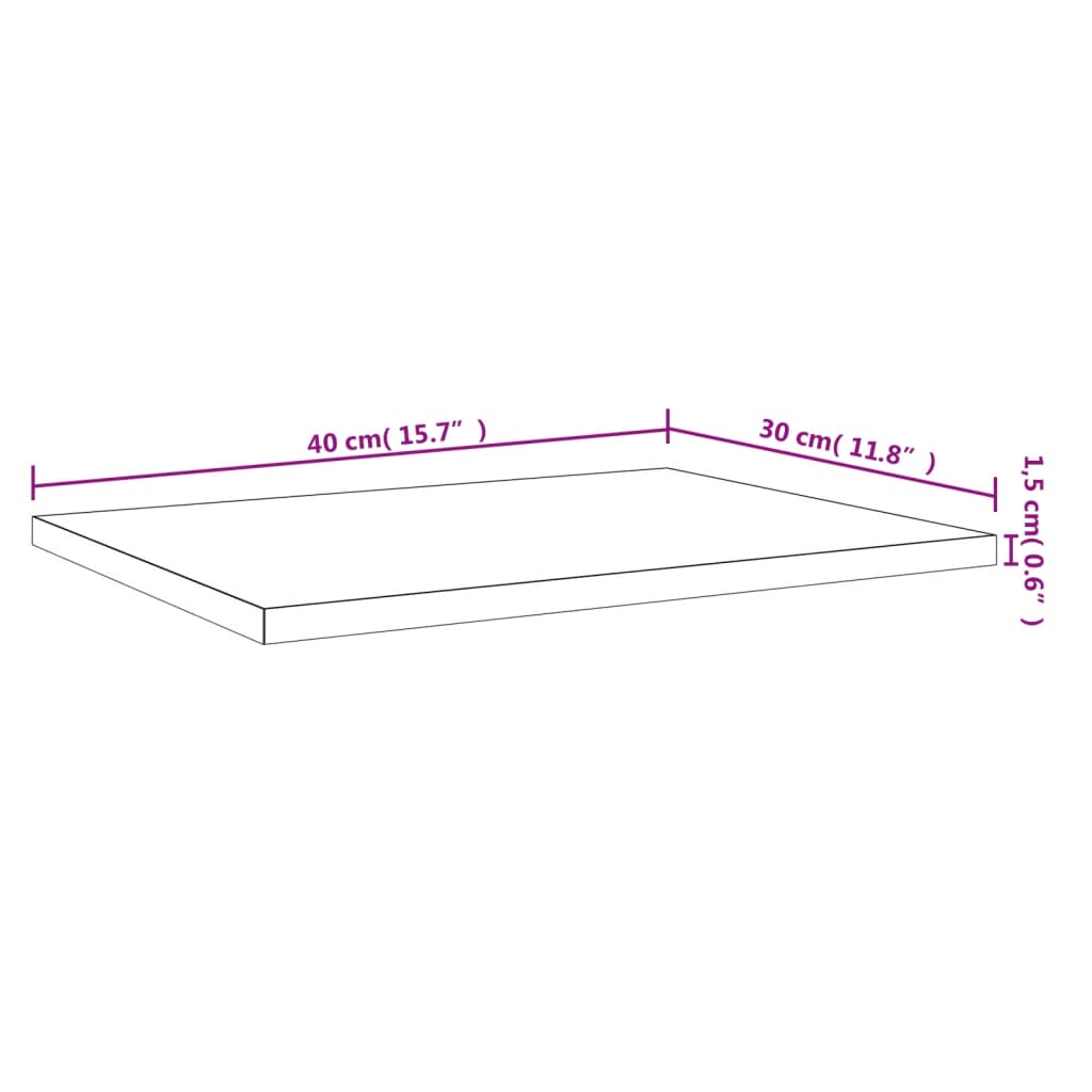 Wandregale 4 Stk. Grau Sonoma 40x30x1,5 cm Holzwerkstoff