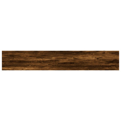 Wandregale 4 Stk. Räuchereiche 60x10x1,5 cm Holzwerkstoff