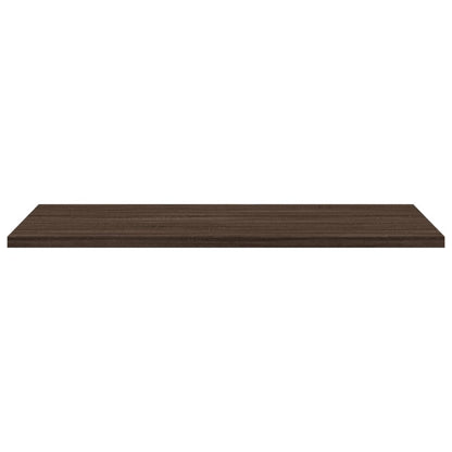Wandregale 4 Stk. Braun Eichen-Optik 60x40x1,5 cm Holzwerkstoff