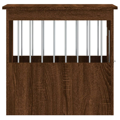 Hundekäfig im Möbelstil Braun Eichen-Optik 45x62x59 cm