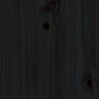 Tagesbett Schwarz 80x200 cm Massivholz Kiefer