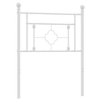 Ersatz-Kopfteil Metall Weiß 75 cm