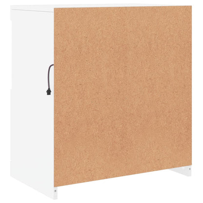 Sideboard mit LED-Leuchten Weiß 60x37x67 cm