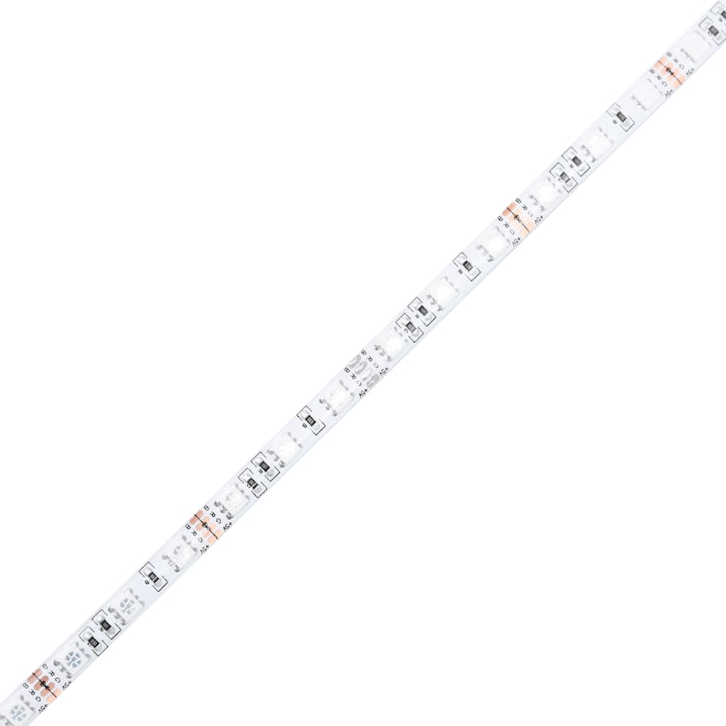 Nachttisch mit LED-Leuchten Betongrau Holzwerkstoff