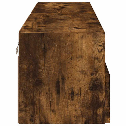 TV-Wandschränke 2 Stk. Räuchereiche 60x30x30 cm Holzwerkstoff