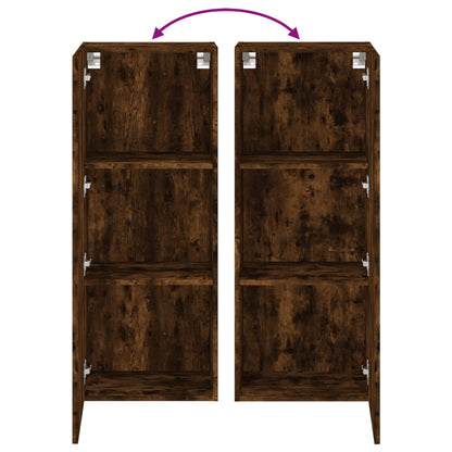 TV-Wandschrank Räuchereiche 40,5x30x102 cm Holzwerkstoff