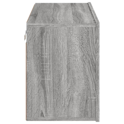 TV-Wandschrank Grau Sonoma 80x30x41 cm