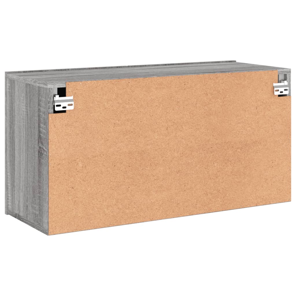 TV-Wandschrank Grau Sonoma 80x30x41 cm