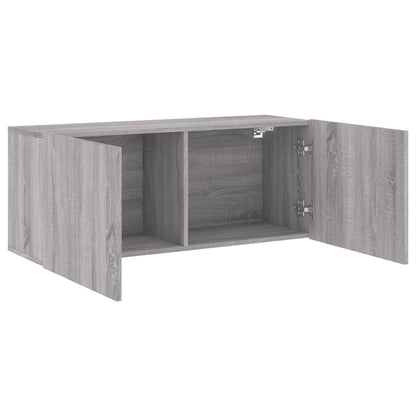 TV-Wandschrank Grau Sonoma 100x30x41 cm