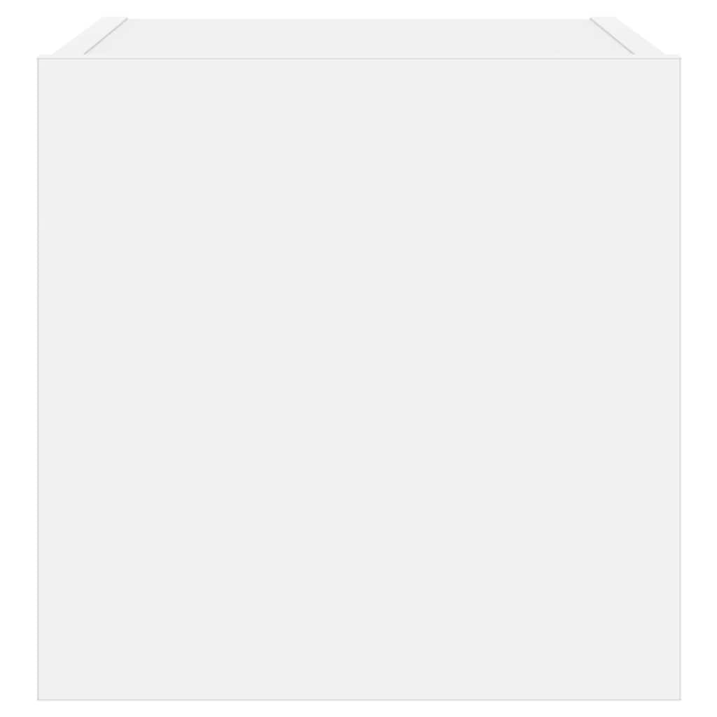 TV-Wandschrank mit LED-Leuchten Weiß 30,5x35x30 cm