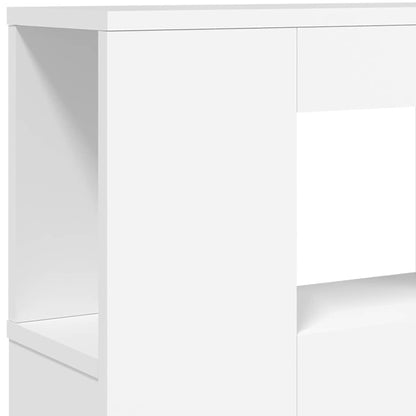 LED-Kopfteil Weiß 180x18,5x103,5 cm Holzwerkstoff