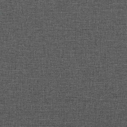 Bettgestell "Dover" Dunkelgrau 120x200 cm Stoff