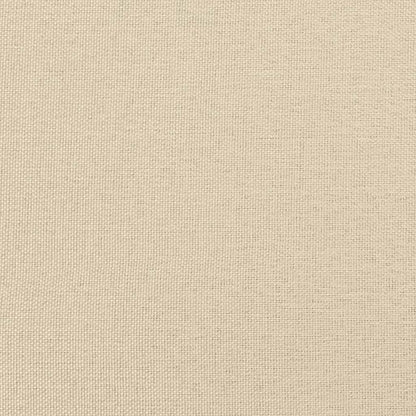 Bettgestell "Dover" Creme 140x190 cm Stoff