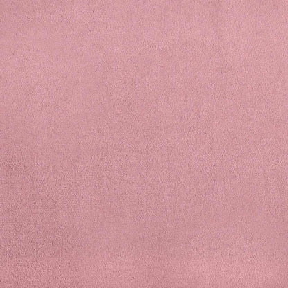 Bettgestell mit Kopfteil "Dover" Rosa 140x190 cm Samt