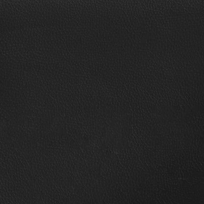 Bettgestell "Dover" Schwarz 140x190 cm Kunstleder