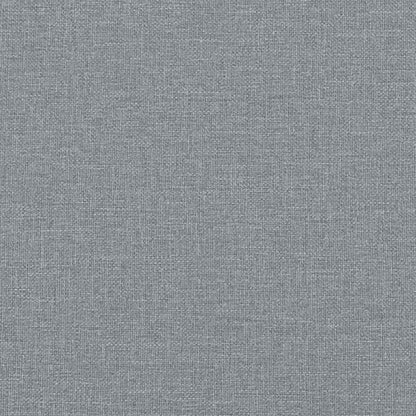 Bettgestell "Dover" Hellgrau 140x200 cm Stoff