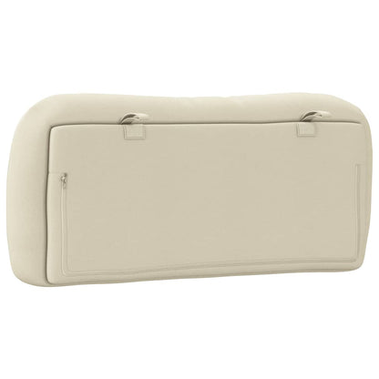 Kopfteil-Kissen "Hvar" Creme 90 cm Stoff