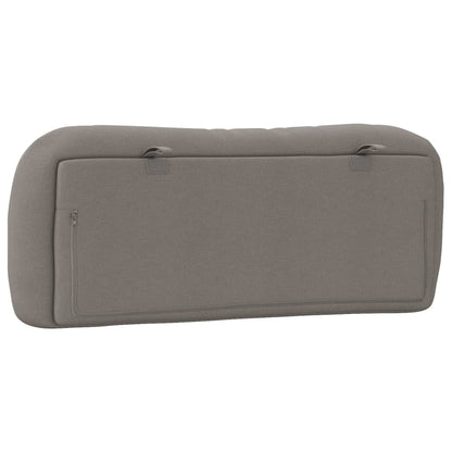 Kopfteil-Kissen "Hvar" Taupe 100 cm Stoff