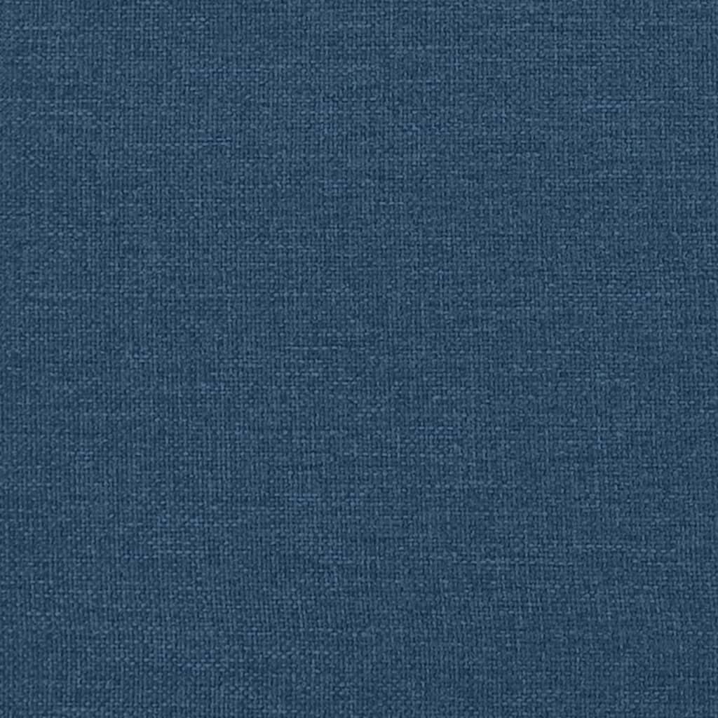 Kopfteil-Kissen "Hvar" Blau 100 cm Stoff