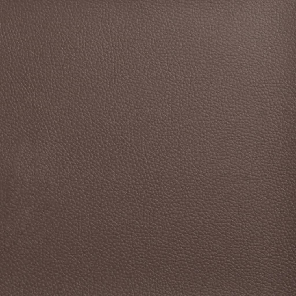 Kopfteil-Kissen "Hvar" Braun 180 cm Kunstleder