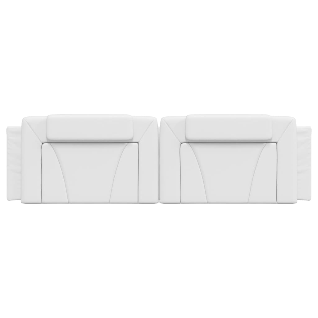 Kopfteil-Kissen "Viana" Weiß 183 cm Kunstleder