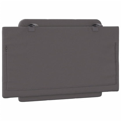 Kopfteil-Kissen "Zadar" Grau 80 cm Kunstleder