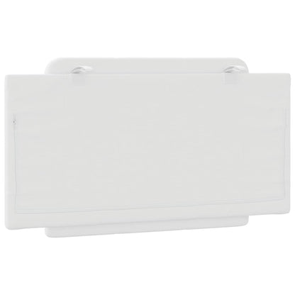 Kopfteil-Kissen "Zadar" Weiß 100 cm Kunstleder