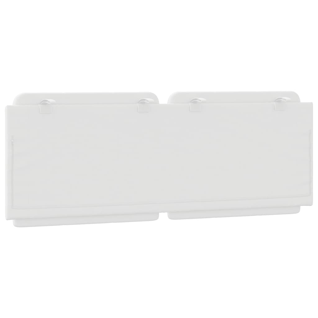 Kopfteil-Kissen "Zadar" Weiß 120 cm Kunstleder