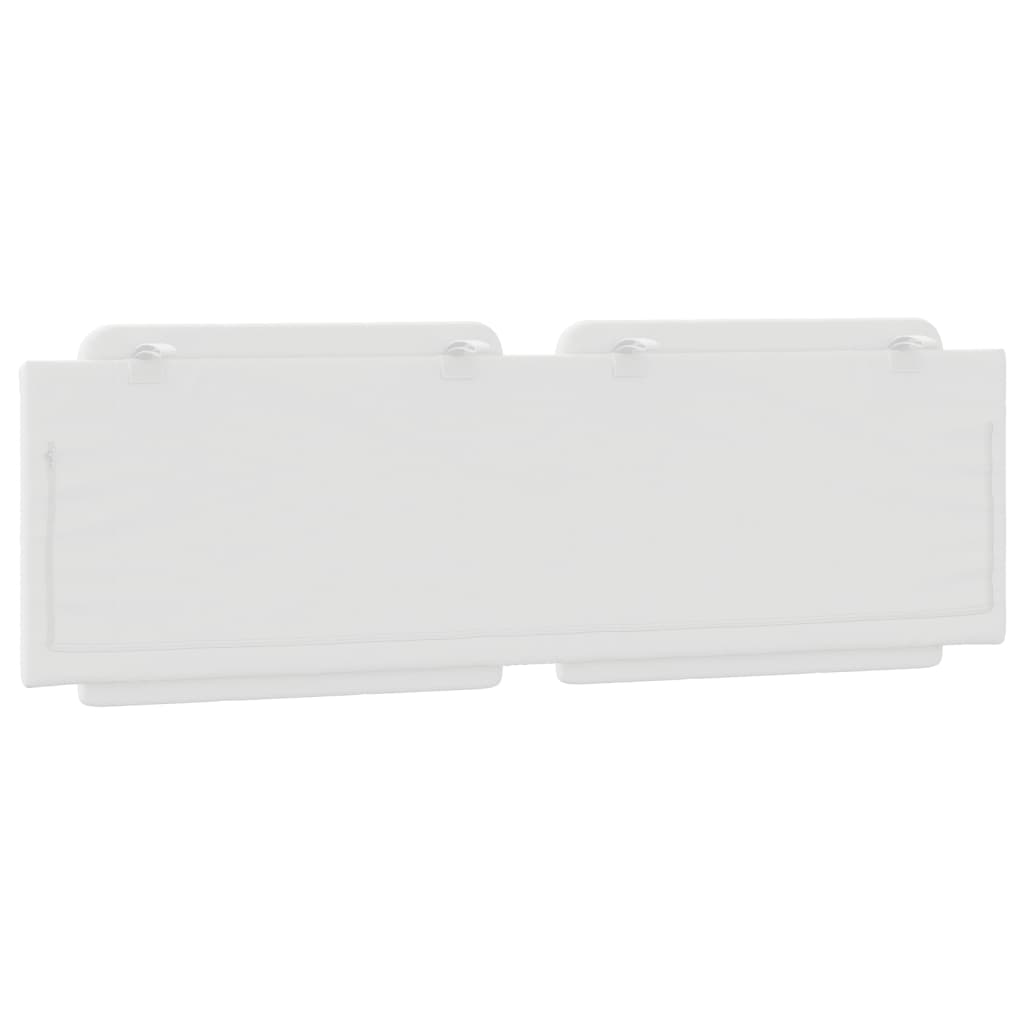 Kopfteil-Kissen "Zadar" Weiß 160 cm Kunstleder