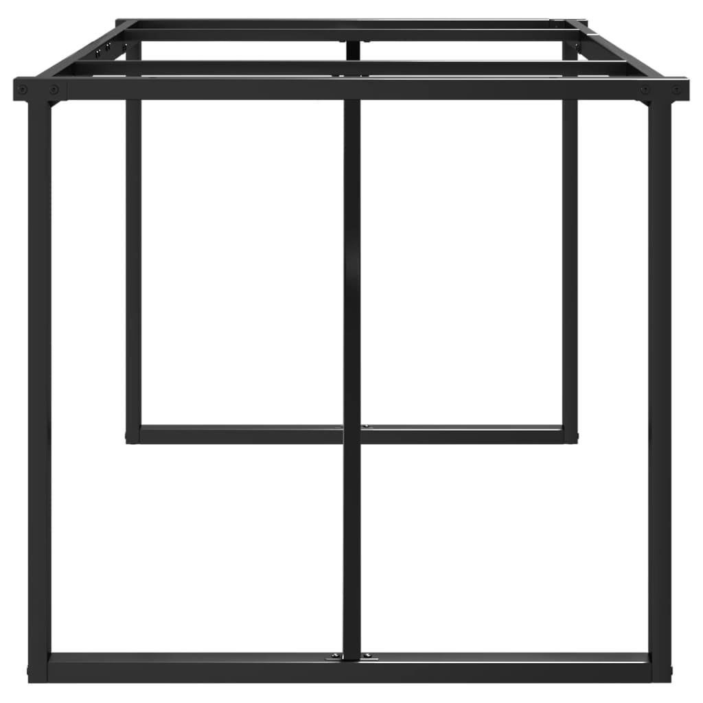 Esstisch-Gestell in O-Form 160x80x73 cm Stahl